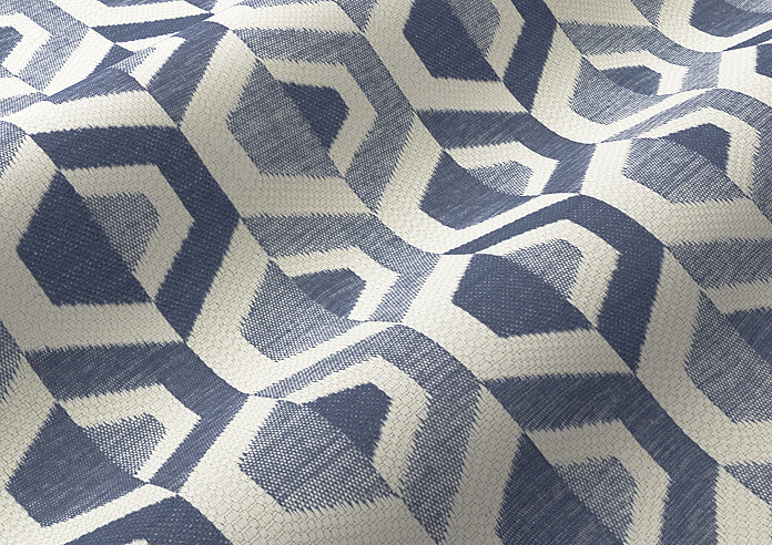 Gusta, Navy - Roman Blind - Image 4